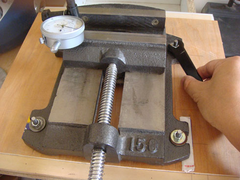 XY tabel calibration