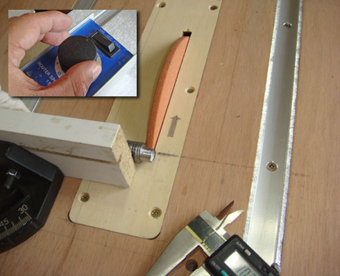 turn your table saw into grinder/disc sander